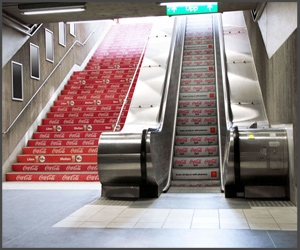 15 reclame creative, puse pe scari