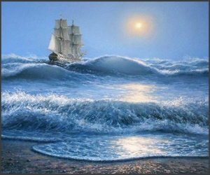35 de picturi: Marea si corabiile