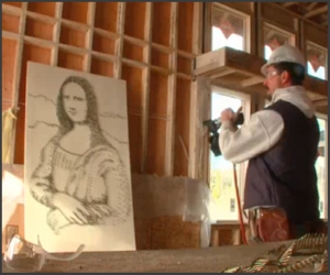Mona Lisa, din cuie?