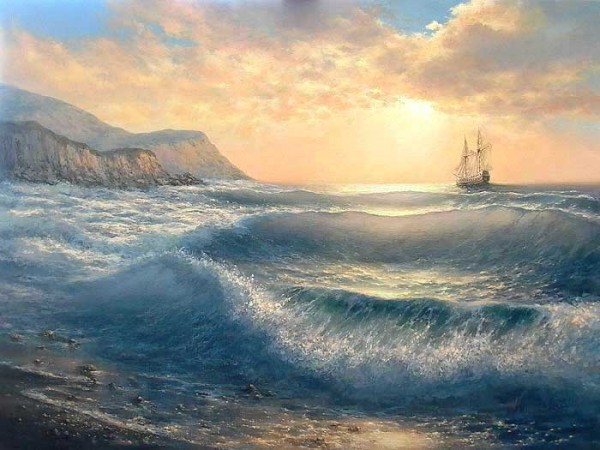 35 de picturi: Marea si corabiile